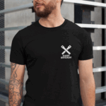 Camiseta negra Harp Brigade