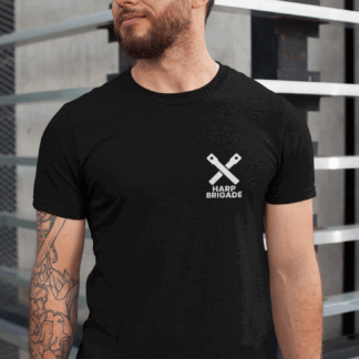Camiseta negra Harp Brigade