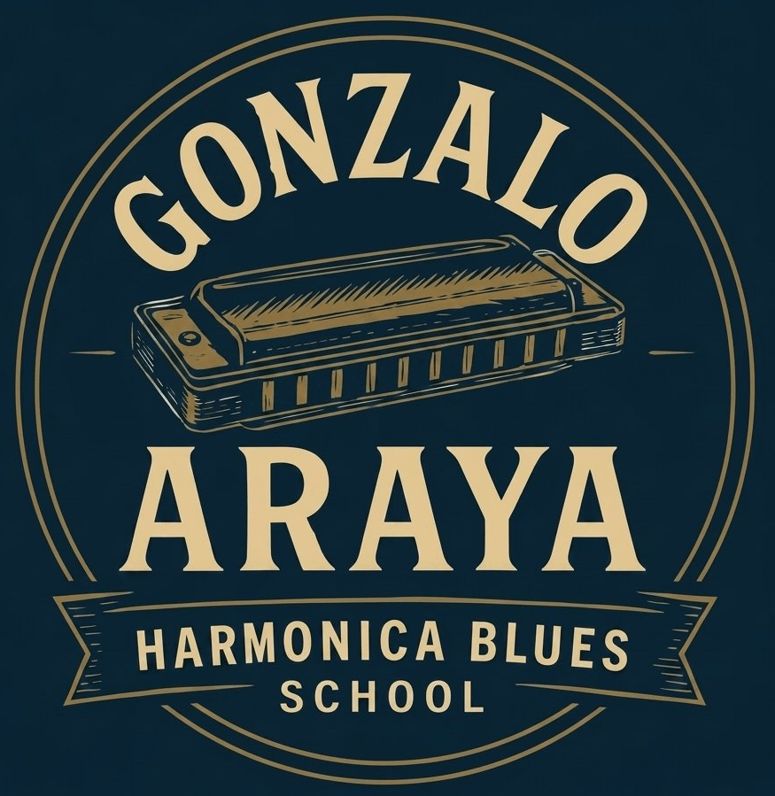 Gonzalo Araya clases de armónica blues online Chile